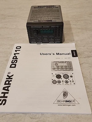 Behringer Shark DSP110 Digital Multi-Function Signal Processor - READ NO AC  - Image 1 of 4
