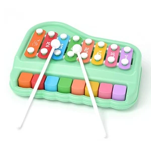 2 in 1 Baby Piano Xylophone for Toddlers 1-3 Years Old, 8 Multicolored Key Ke... - Picture 1 of 7