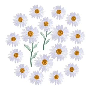 17 piezas de flores de ganso flores bordado costura para Kl8242 - Imagen 1 de 9