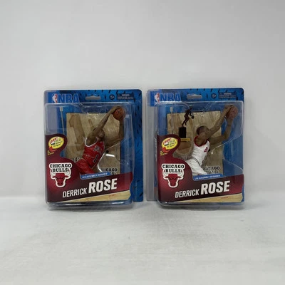 Derrick Rose Chicago Bulls NBA Series 24 McFarlane Lot with Variant #570/1,250! - Image 1 of 4