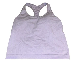 XL Púrpura Espalda Corredora Pullover Acolchado Sujetador Deportivo Camiseta sin Mangas - Imagen 1 de 5
