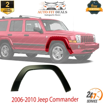 Guardabarros delantero derecho lado pasajero acampanado preparado para Jeep Commander 2006-2010 Foto 1 de 4