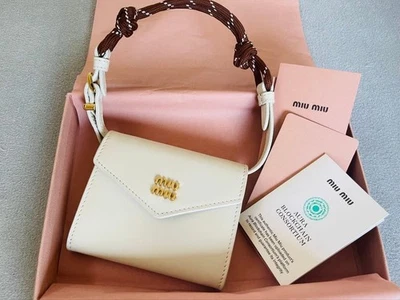 Brand New   miumiu Code Strap Wallet Gift Present 1113b - Image 1 of 4