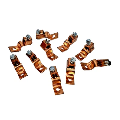 LOT OF 10 COPPER OTL35 /14-6 OFFSET TONGUE LUG 35A - Image 1 of 3
