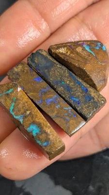 Paquete de 48 quilates de ópalos de kucina naturales rugosos de ópalo de roca + VIDEO Foto 1 de 4