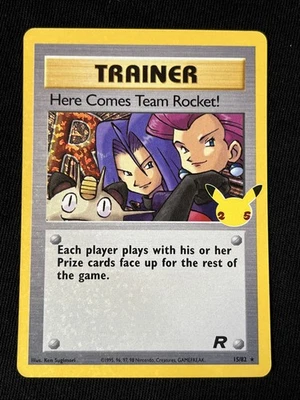 Here Comes Team Rocket! 15/82 Celebrations: Classic Collection Holo NM - Image 1 of 2