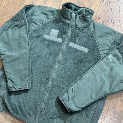 Мужская военная куртка США XL из длинного зеленого флиса поколения III Polartec с избыточным карманом армейская - Изображение 1 из 4