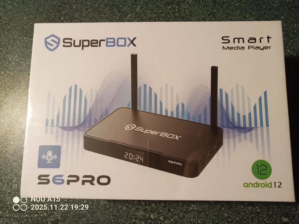 SuperBox S6 Pro Android TV Box - 4 GB Ram - 32 GB Rom 6K Brand New Sealed - Image 1 of 1
