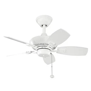 Kichler 300103WH Canfield White Powder Coat 30" Indoor/Outdoor Ceiling Fan - Picture 1 of 1