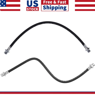2x Línea de freno de manguera de freno trasera izquierda y derecha para Toyota Tacoma 2005-2016 Foto 1 de 4