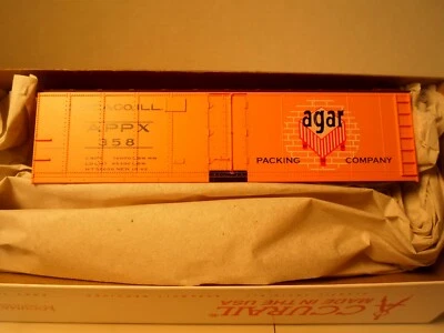 Accurail #8326 - 40 ft Steel Refrigerator car Agar Packing Company - Image 1 of 4
