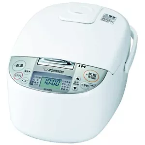 ZOJIRUSHI IH RICE COOKER NP-XB10-WA 5.5 cups White 100VAC 50/60 Hz - Picture 1 of 8