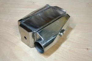 Air to Water Intercooler A/W IC 3" in/out Liquid Aluminum 4.5" Core a2w 3inch - Bild 1 von 3