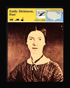 1979 Panarizon Emily Dickinson Poet Thought & Culture Story America Card 