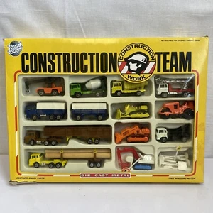 Set auto in metallo pressofuso squadra costruzioni Road Tough - scatola aperta - Foto 1 di 6