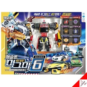 TOBOT ATHLON MAGMA 6 SIX Integration 6-Cars Combine Transformer Robot-Authentic - Picture 1 of 11