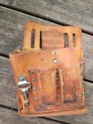 Vintage Klein Tools 5164 Leather Electrician Lineman Tool Belt Pouch READ