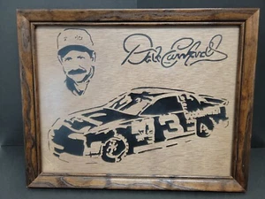 Dale Earnhardt Laser Cut Wood Picture with Frame  - Picture 1 of 12