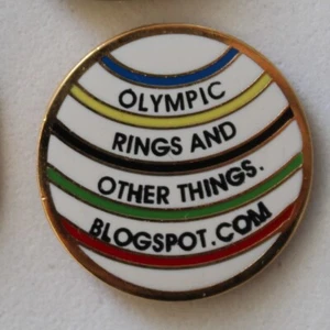 NOC Ring and other thing Authentic 2010 Vancouver Olympic Badge pin - Picture 1 of 1