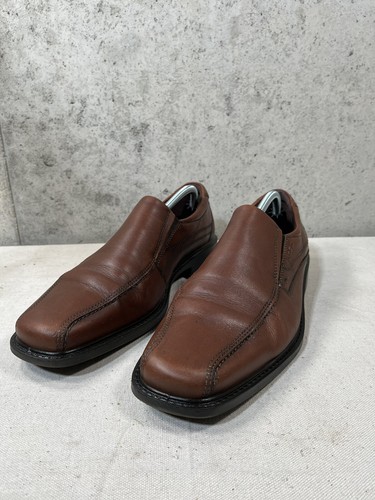 Mocassini slip on marroni ECCO SHOCK POINT da uomo taglia EU44B US10 10 5