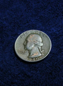 1940 D Washington Quarter - Picture 1 of 4