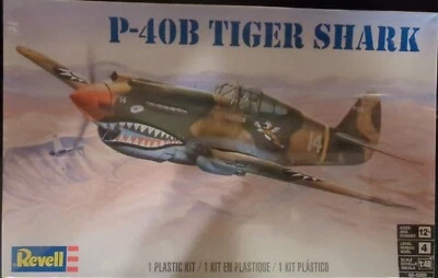 Revell Monogram1:48  #85-5209 Tiger Shark P-40B New Sealed - Image 1 of 4
