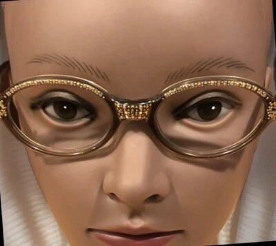 Armações de óculos Ropco 1950 decoração moeda de um centavo França - Imagem 1 de 4