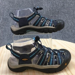 Keen Sandals Womens 7 Newport H2 Sporty Drawstring Fisherman 1010956 Blue Fabric - Picture 1 of 17