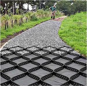 2" Thick Geocell Ground Grid 6.5 X 16.5 ft, Geo Gravel Stabilizer Grid Driveway - Picture 1 of 8