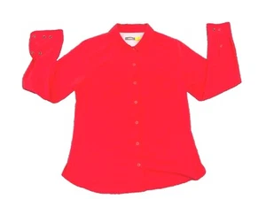 Cabelas langärmeliges geknöpftes rosa Shirt Damen mittelleicht Poly Micro - Bild 1 von 11
