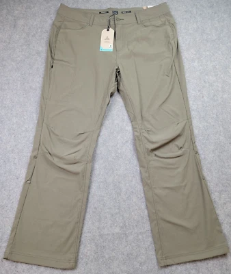 prAna Pants Womens 18W Green Halle Pant Plus II Standard Fit Outdoor Hiking NWT - Image 1 of 4