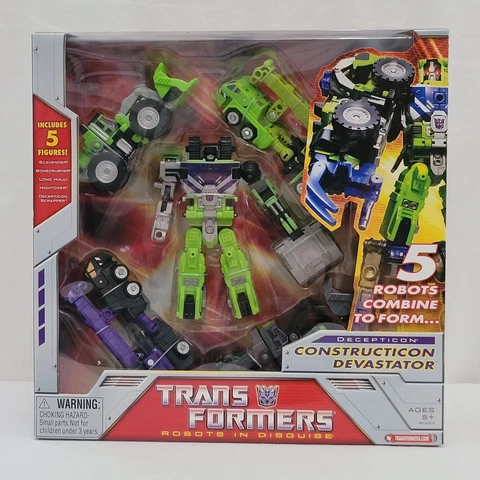 Hasbro Transformers Decepticon Constructicon Devastator 5-Pack Action Figures Cover