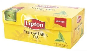 Lipton Yellow Label - 50 Teabags - Finest Blend Black Tea - Picture 1 of 1