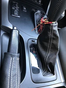 Toyota Land Cruiser serie 120-125 KDJ  cuffia cambio + freno + riduttore in pell - Imagen 1 de 2