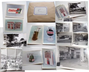1971 CASTROL GTX Archive of Photographs & Cartoons OIL CANS Motor Cars Garages - Picture 1 of 24