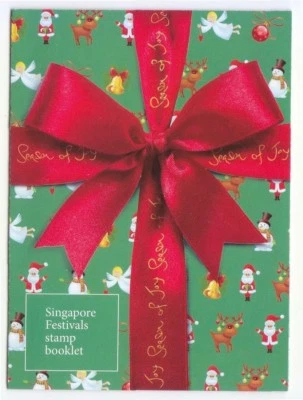 SINGAPORE 2014 FESTIVALS (CHRISTMAS) SELF ADHESIVE BOOKLET OF 10 STAMPS IN MINT - Image 1 of 4