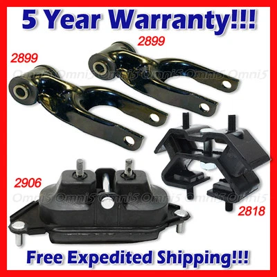 Реле L735 для 01–07 Pontiac Aztek Saturn крепление двигателя и трансмиссии 3,4/3,5/3,9 л 4 шт - Изображение 1 из 4