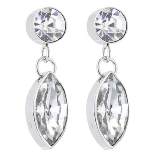 S.Michael Designs Edelstahl Kristall Ohrhänger - Bild 1 von 2
