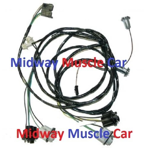 rear body tail light trunk wiring harness 70 71 72 73  Chevy Camaro - Image 1 of 1