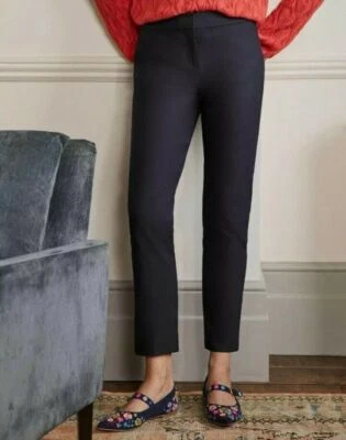 BODEN Richmond 7/8 Trousers BLACK Size UK 8P T0114 BRAND NEW - Image 1 of 4