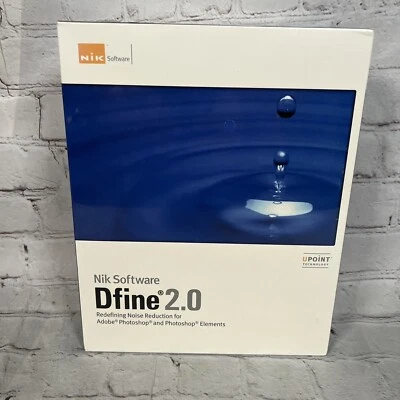 Nik Software Dfine 2.0, Windows/Mac, Noise Reduction NIB Sealed - Image 1 of 4