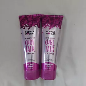 2 Not your Mother's Bond building Curl Talk Shampoo Conditioner dual action 8 oz - Picture 1 of 2