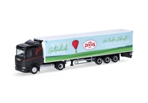 HERPA, SCANIA CR 20 ND LNG 4x2 mit 3-achsigem Kühlanhänger ZENTIS, 1/87, HER3... - Bild 1 von 5