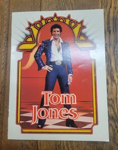 TOM JONES TOUR BOOK / PROGRAM WITH TICKETS JULY 17, 1981 - Picture 1 of 4