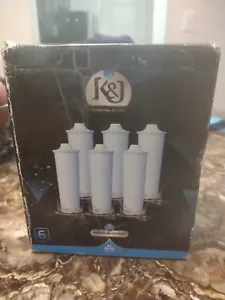 K&J Holzkohlefilter ersetzen Jura Blaue Filter 6er-Pack - 6 versiegelt NEU - Bild 1 von 5