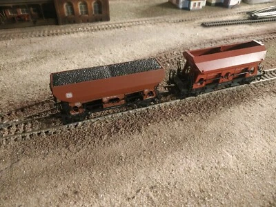 ROCO - FLEISCHMANN, TWO HOOPERWAGONS, SCALE HO - Image 1 of 4