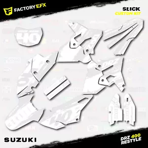 Whiteout Slick Polisport Restyle Graphics Kit fits Suzuki Drz400 Drz400sm - Bild 1 von 8