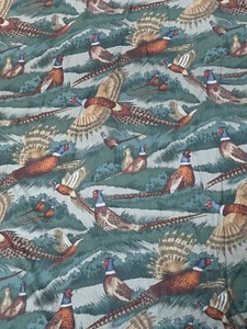 Alexander Henry Fabric 2002 Fairgame Pheasant  56"w- *BTY 5yds - Picture 1 of 4