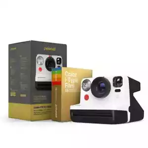 POLAROID NOW 2ND GEN. GOLDEN GIFT BOX WHITE +16 INSTANT PHOTOS - Picture 1 of 1