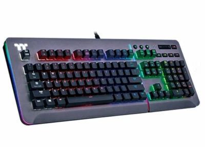 Thermaltake TTGaming Level 20 RGB Titanium Speed Silver KBD, KB-LVT-SSSRUS-01 - Image 1 of 4